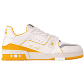 Louis Vuitton Trainer Sneaker White / Yellow / Gray